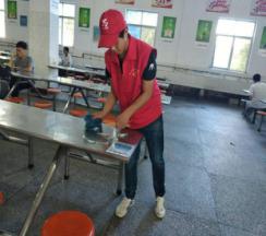 荊門職業(yè)學院開展校園文明勸導活動